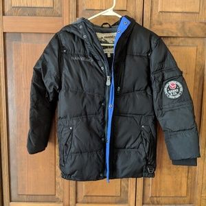 Hawke & Co Boys coat with down filling